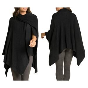 Barefoot Dreams CozyChic Lite Ribbed Travel Wrap ONE SIZE